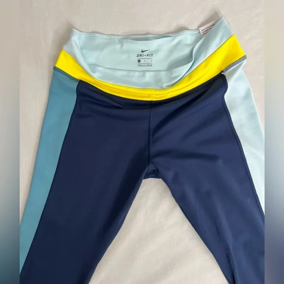 Nike Dri-FIT  Training Womens Leggings Size Large Multicolor - Picture 9 of 11